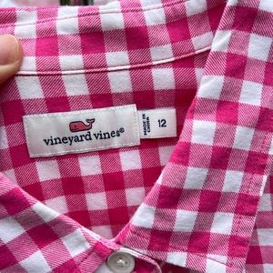 Vineyard, vines, checked shirt
